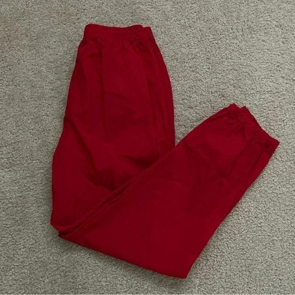 Marlboro Vintage Adventure Team Red Swish Nylon Windbreaker Pants Adult Size XL - Picture 3 of 16